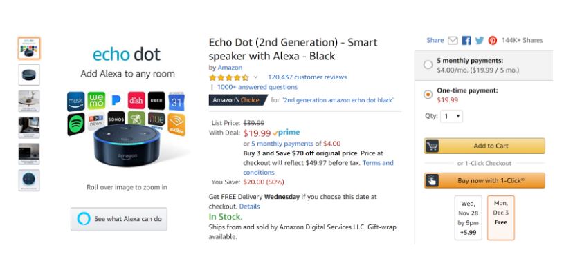 Amazon Product Page My Denver Digital