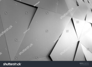 stock photo abstract geometric background of the wall 195875237